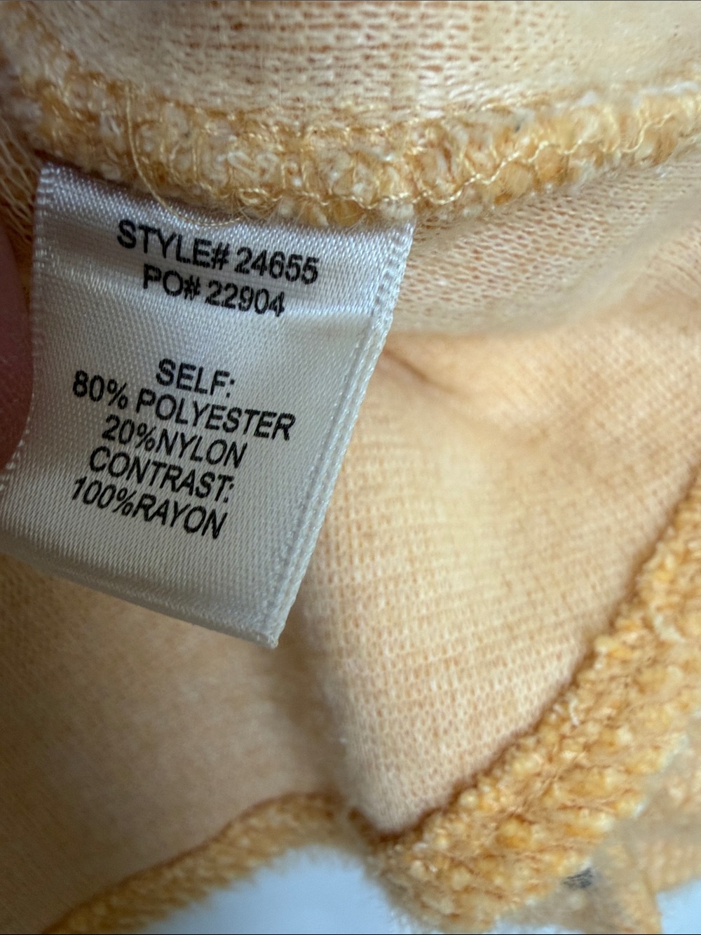 Skies Are Blue Soft Knit Yellow Shacket Jacket S Cottagecore Spring Pastel - Picture 6 of 6